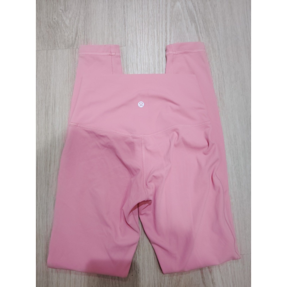 Lululemon Align High-Rise Pant 24" Women Size 4 Pink Yoga Leggings EUC